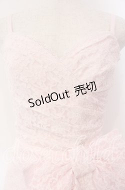 画像2: JESUS DIAMANTE / レーストリアノンワンピース 38 ピンク O-25-11-08-025-JE-OP-IG-OS