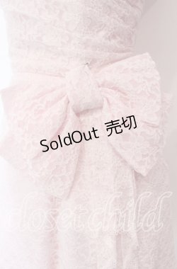 画像3: JESUS DIAMANTE / レーストリアノンワンピース 38 ピンク O-25-11-08-025-JE-OP-IG-OS