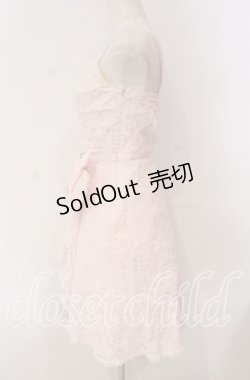 画像4: JESUS DIAMANTE / レーストリアノンワンピース 38 ピンク O-25-11-08-025-JE-OP-IG-OS