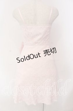 画像5: JESUS DIAMANTE / レーストリアノンワンピース 38 ピンク O-25-11-08-025-JE-OP-IG-OS