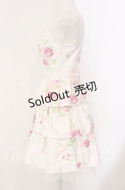 画像3: JESUS DIAMANTE / バックリボンミニーワンピ 38 ぼかし薔薇 ピンク O-25-11-08-028-JE-OP-IG-OS