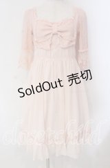 JESUS DIAMANTE / マリーワンピース 38 ピンク O-25-11-08-029-JE-OP-IG-OS