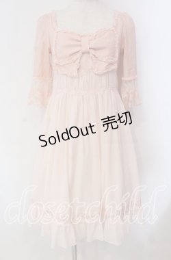 画像1: JESUS DIAMANTE / マリーワンピース 38 ピンク O-25-11-08-029-JE-OP-IG-OS