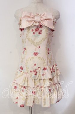 画像1: JESUS DIAMANTE / ヴィクトリアワンピース 38 新オーナメント柄 ピンク O-25-11-08-030-JE-OP-IG-OS