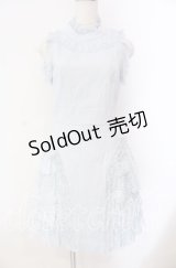 JESUS DIAMANTE / ロココドールワンピII 40 サックス O-25-11-08-031-JE-OP-IG-OS