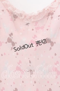 画像2: JESUS DIAMANTE / ジュリエットワンピース 38 プードル柄 ピンク O-25-11-08-032-JE-OP-IG-OS