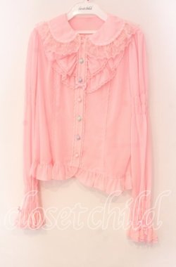 画像1: Angelic Pretty / ラッピングハートブラウス  ピンク O-25-11-08-033-AP-BL-IG-OS