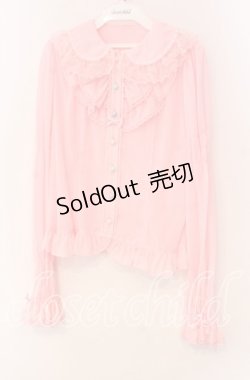 画像1: Angelic Pretty / ラッピングハートブラウス  ピンク O-25-11-08-033-AP-BL-IG-OS