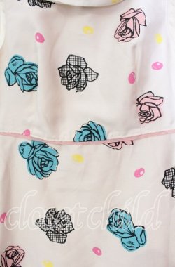 画像2: MILK / ローズプリントワンピース  アイボリー O-25-11-08-035-ML-OP-IG-OS