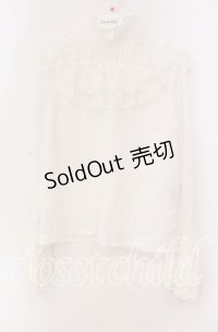 Millefleurs / クラシックブラウス M シロ O-25-11-08-037-EL-BL-IG-OS