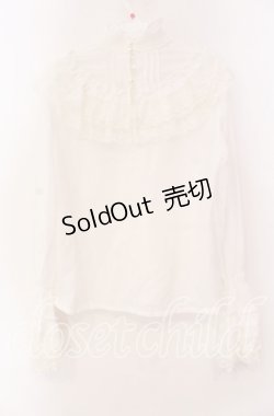 画像3: Millefleurs / クラシックブラウス M シロ O-25-11-08-037-EL-BL-IG-OS