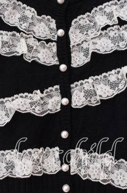 画像2: JESUS DIAMANTE / お嫁カーディガン  クロ×オフ O-25-11-08-038-JE-TO-IG-OS