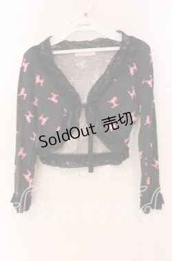 画像1: JESUS DIAMANTE / プードルカーディガン  クロ O-25-11-08-040-JE-TO-IG-OS