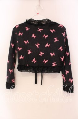 画像3: JESUS DIAMANTE / プードルカーディガン  クロ O-25-11-08-040-JE-TO-IG-OS