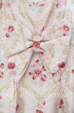 画像2: JESUS DIAMANTE / 小悪魔リッツワンピース 40 オーナメント柄 ピンク O-25-11-08-044-JE-OP-IG-OS