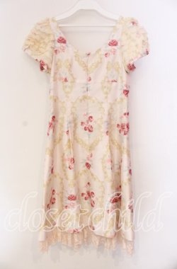 画像4: JESUS DIAMANTE / 小悪魔リッツワンピース 40 オーナメント柄 ピンク O-25-11-08-044-JE-OP-IG-OS