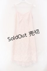 JESUS DIAMANTE / バックリボンスペシャルレースワンピース 38 ピンク O-25-11-08-045-JE-OP-IG-OS