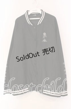 画像1: NieR Clothing / NieR ROSE BLOUSON JACKET ジャケット  ブラック O-25-11-08-046-PU-JA-IG-ZT-C022