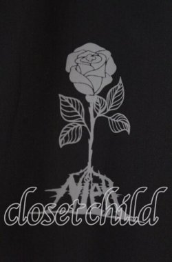 画像2: NieR Clothing / NieR ROSE BLOUSON JACKET ジャケット  ブラック O-25-11-08-046-PU-JA-IG-OS