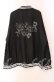 画像4: NieR Clothing / NieR ROSE BLOUSON JACKET ジャケット  ブラック O-25-11-08-046-PU-JA-IG-OS (4)