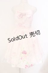 JESUS DIAMANTE / プリティエンジェルワンピース 38 ぼかし薔薇 ピンク O-25-11-08-005-JE-OP-IG-OS
