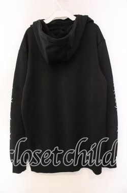 画像3: NieR Clothing / フード付き裏起毛トップス  ブラック×レッド O-25-11-08-047-PU-TO-IG-OS