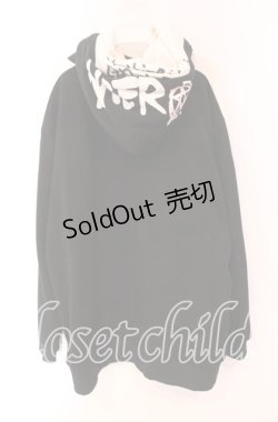 画像3: 【SALE】NieR CLOTHING / レイヤードフードパーカー  ブラック×ホワイト O-25-11-08-050-PU-TO-IG-ZT385