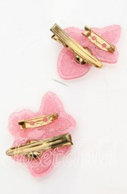 画像2: へきせんはうす / いちごクリップ＆ブローチ  ピンク O-25-11-08-1046-LO-AC-OW-OS