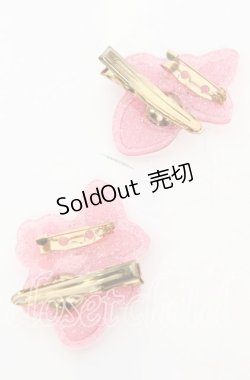 画像2: へきせんはうす / いちごクリップ＆ブローチ  ピンク O-25-11-08-1046-LO-AC-OW-ZT422-F001