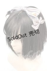 MERCI MEL / チョコモチーフヘアクリップ  グレー系 O-25-11-08-1050-LO-AC-OW-ZT