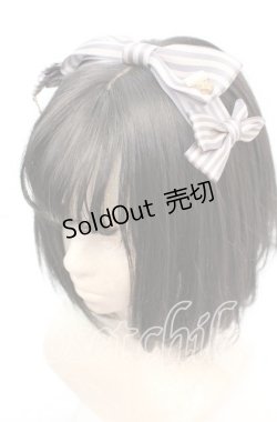 画像1: MERCI MEL / チョコモチーフヘアクリップ  グレー系 O-25-11-08-1050-LO-AC-OW-ZT