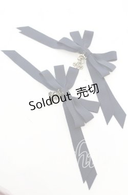 画像1: ALICE and the PIRATES / 多重リボンクリップ  ネイビー O-25-11-08-1051-PA-AC-OW-OS