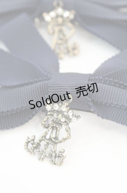 画像2: ALICE and the PIRATES / 多重リボンクリップ  ネイビー O-25-11-08-1051-PA-AC-OW-OS