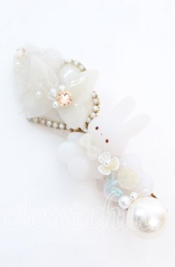 画像1: Haku Healing / うさぎちゃんヘアクリップ   O-25-11-08-1056-LO-AC-OW-OS