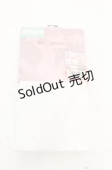 m petit by misako / AMタテレースアミタイツ L〜LL オフホワイト O-25-11-08-1057-LO-ZA-OW-ZT