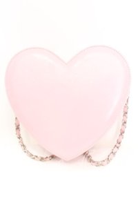 MILK / ミニハートチェーンBAG  ピンク O-25-11-08-1007-ML-BG-IG-ZT274