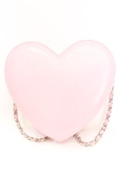 画像1: MILK / ミニハートチェーンBAG  ピンク O-25-11-08-1007-ML-BG-IG-OS