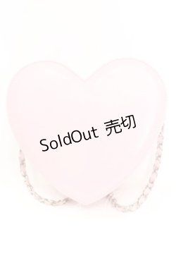 画像1: 【SALE】MILK / ミニハートチェーンBAG  ピンク O-25-11-08-1007-ML-BG-IG-ZT274