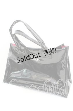 画像1: MILK / エナメルトート  クロ O-25-11-08-1008-ML-BG-IG-OS