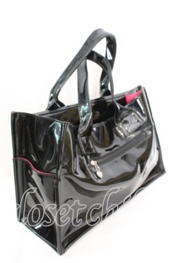 画像2: MILK / エナメルトート  クロ O-25-11-08-1008-ML-BG-IG-OS