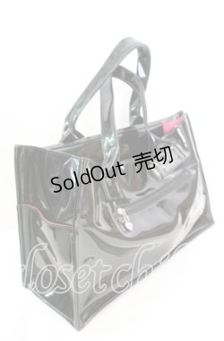 画像2: MILK / エナメルトート  クロ O-25-11-08-1008-ML-BG-IG-OS