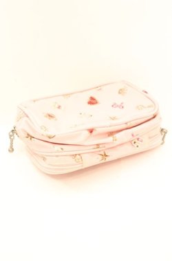 画像2: BABY,THE STARS SHINE BRIGHT / BABYモノグラム お化粧ポーチ  ピンク O-25-11-08-1010-BA-ZA-IG-OS