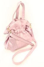 画像2: 【SALE】Maison de FLEUR / ダブルリボン2Wayトートバッグ  公式色展開ラベンダー O-25-11-08-1013-LO-BG-IG-ZT088 (2)