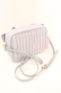 画像2: Maison de FLEUR / リボンプリーツショルダーバッグ  サックス O-25-11-08-1015-LO-BG-IG-OS