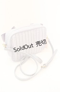 画像2: Maison de FLEUR / リボンプリーツショルダーバッグ  サックス O-25-11-08-1015-LO-BG-IG-OS