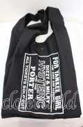 HYSTERIC GLAMOUR / PORTER/パッカブル GROCERY BAG バック  ブラック×ホワイト O-25-11-08-1017-PU-BG-IG-OS