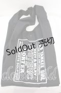 HYSTERIC GLAMOUR / PORTER/パッカブル GROCERY BAG バック  ブラック×ホワイト O-25-11-08-1017-PU-BG-IG-OS