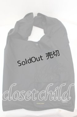 画像3: HYSTERIC GLAMOUR / PORTER/パッカブル GROCERY BAG バック  ブラック×ホワイト O-25-11-08-1017-PU-BG-IG-OS