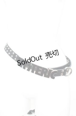 画像1: HYSTERIC GLAMOUR / ロゴベルト  ブラック O-25-11-08-1018-PU-ZA-IG-OS