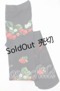 LIEF / Strawberry Ribbon Series Tights タイツ  クロ O-25-11-08-1022-LO-ZA-IG-ZT
